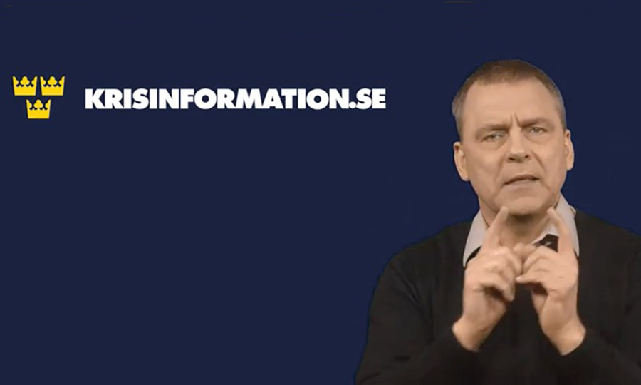 Teckenspråk - krisinformation.se