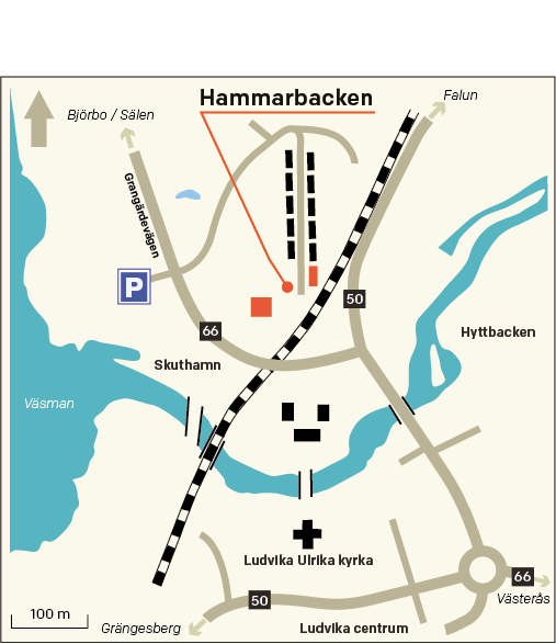 Karta Hammarbacken